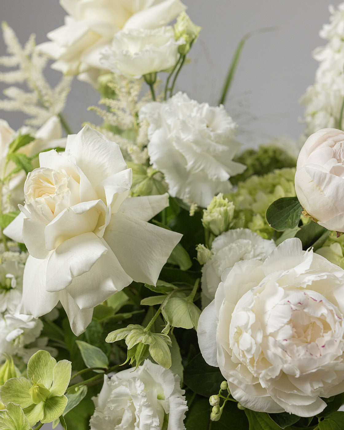 Image of Cos cu flori - Dutch White