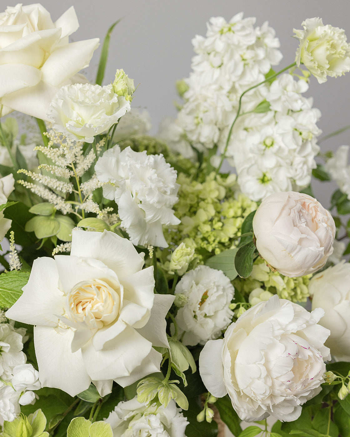 Image of Cos cu flori - Dutch White