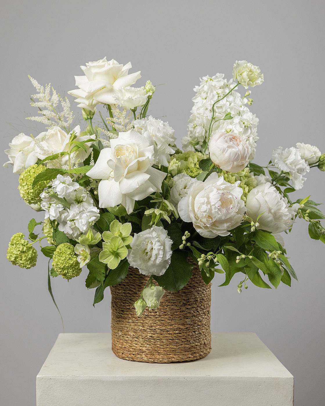 Cos cu flori - Dutch White